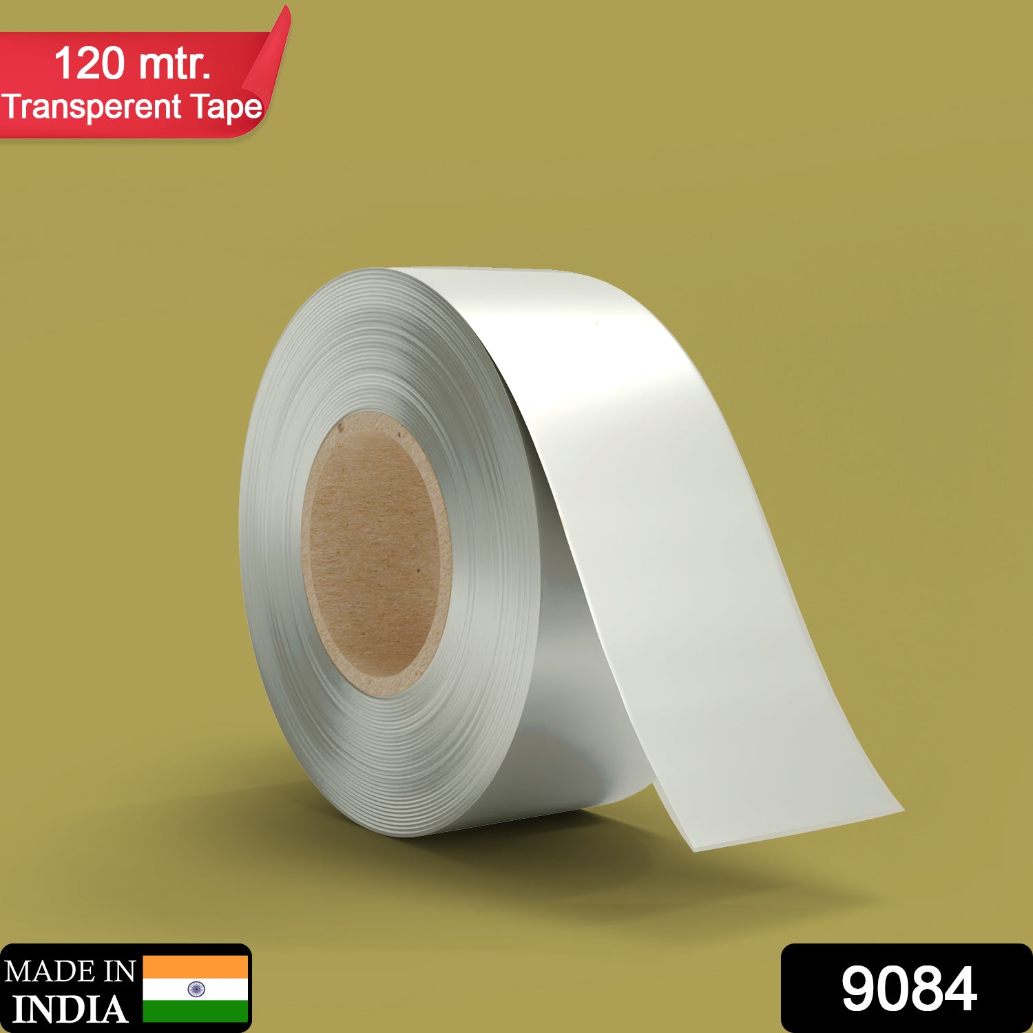 9084 High Adhesive Transparent Tape For Home Packaging. (120 Meter) 9084 High Adhesive Transparent Tape For Home Packaging. (120 Meter)